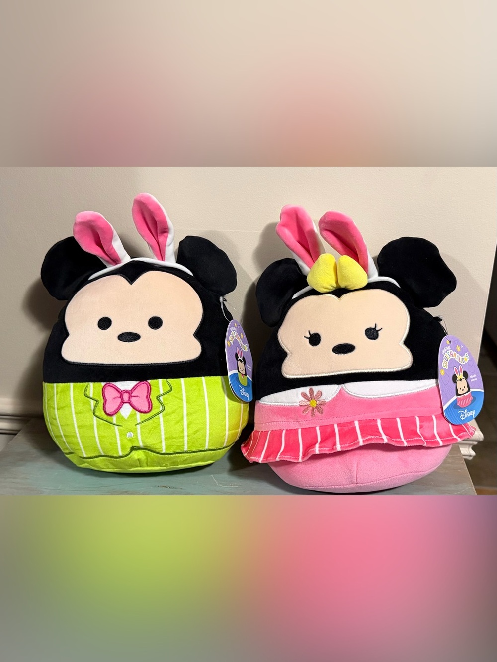 NWT Squishmallows Disney Minnie & Mickey Duo